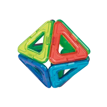 Kube magnetike shumëngjyrëshe puzzle