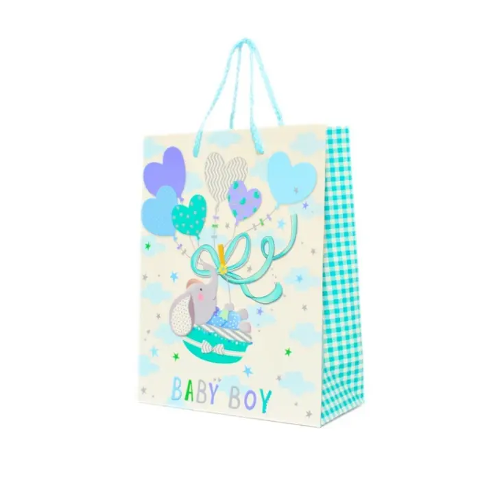 Украсно ќесе за бебешки подарок Baby Girl / Baby Boy, 18 x 23 x 8 cm – слика 4