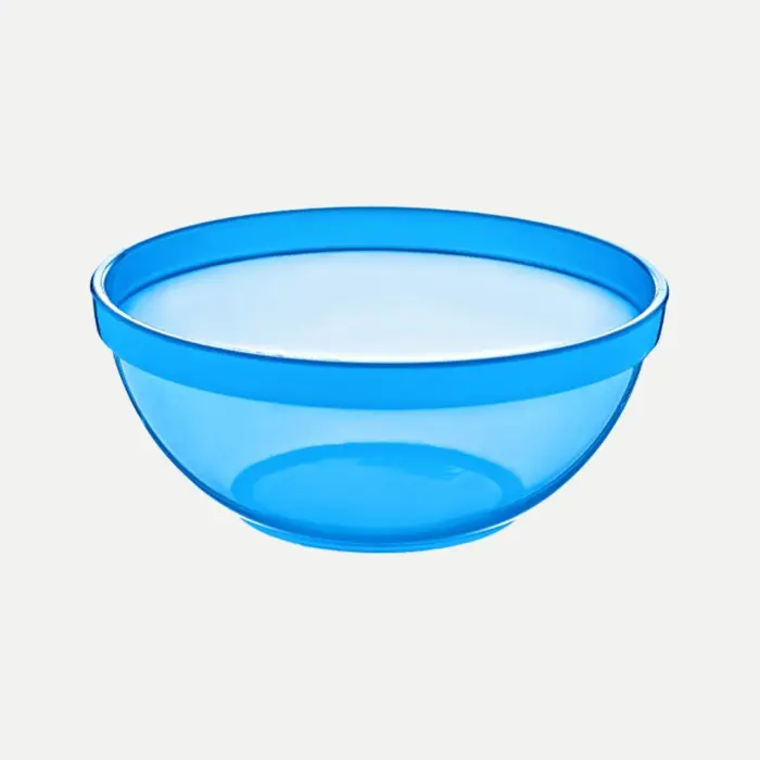 Babyjem Set of 3 deep feeding bowls in blue, red and yellow