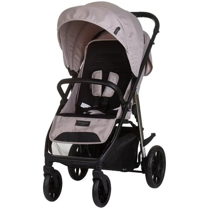 Chipolino Insta baby stroller with aluminium frame, tiramisu (beige)
