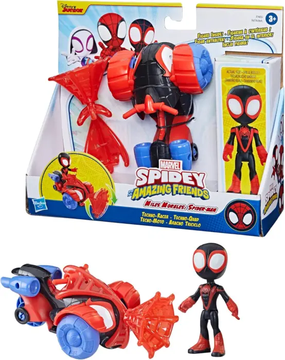 Marvel Spidey and His Amazing Friends – action set with figure, vehicle and accessory!