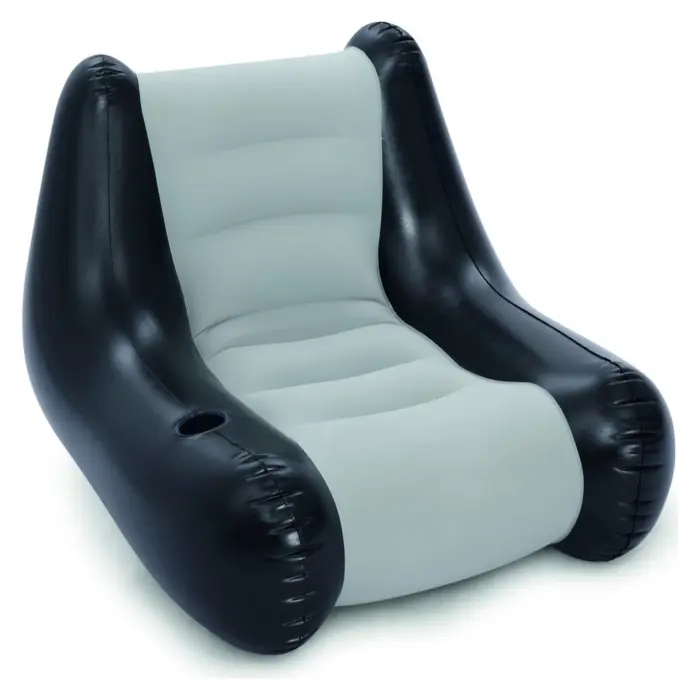 Bestway Perdura inflatable armchair, 102 x 84 x 74 cm, black-gray