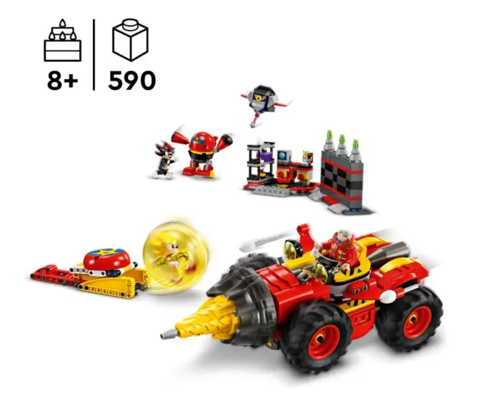 LEGO® Sonic the Hedgehog – Super Sonic vs. Dr. Eggman’s Drill (76999)