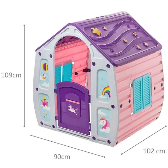 Shtëpizë loje për fëmijë Chipolino Magical House Unicorn, rozë