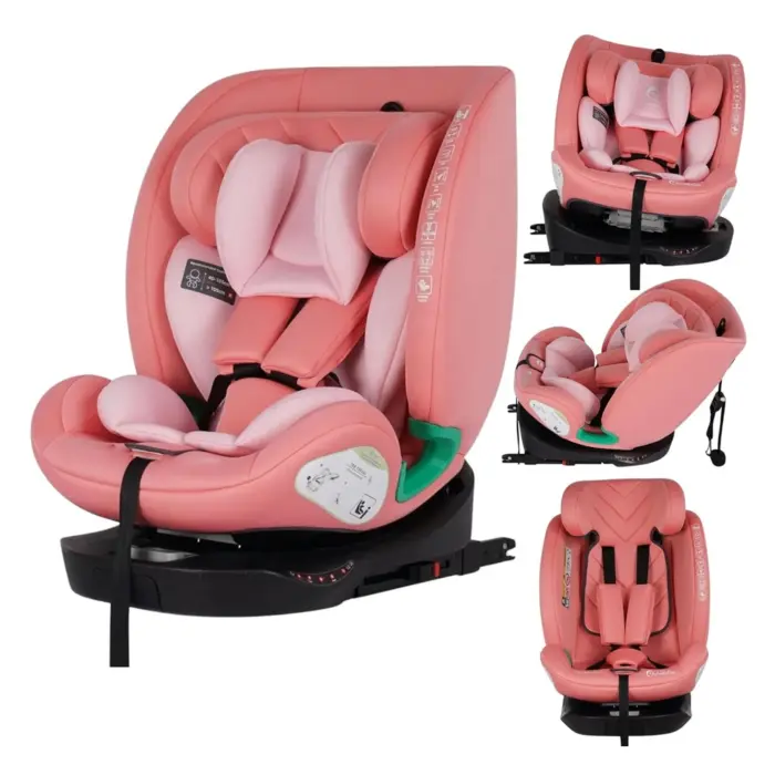 Baby Mascot Ulëse makine Guardian GBD18 i-Size 360° me ISOFIX, 40–150 cm, rozë