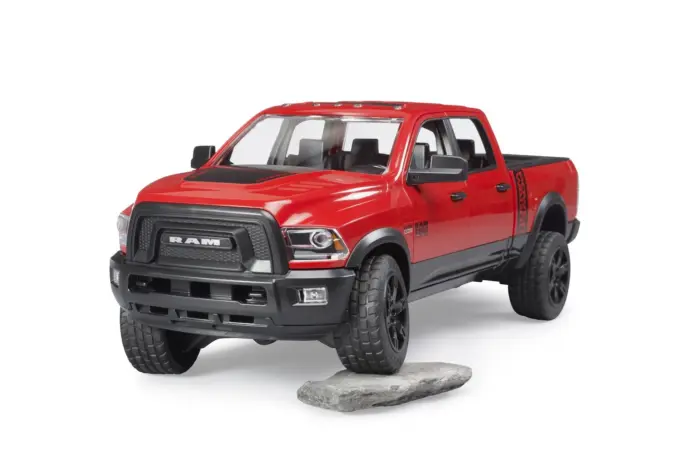 Bruder Пикап RAM 2500 Power Wagon со 4 врати, 1:16, црвен – слика 4