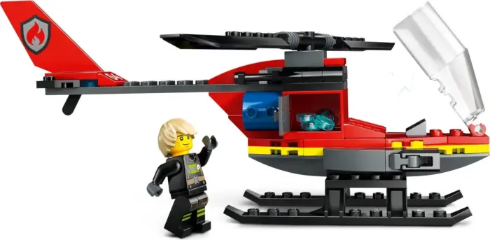 LEGO® City Противпожарен спасувачки хеликоптер (60411) – слика 4