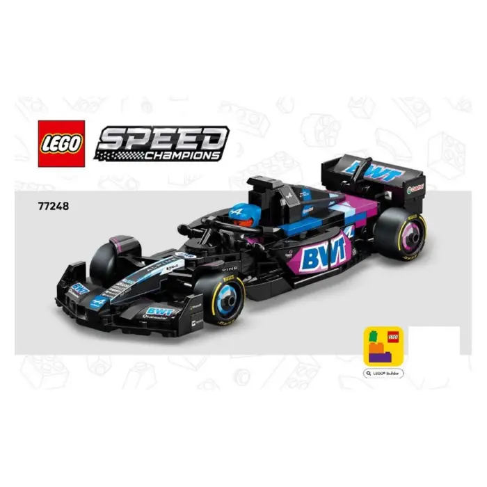 LEGO Makinë gare BWT Alpine A524 77248