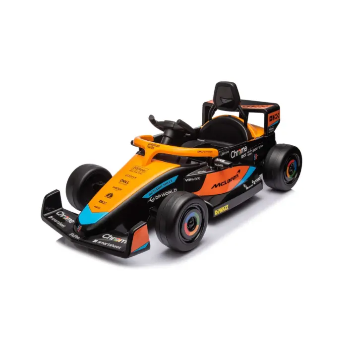 Акумулаторска количка McLaren Formula 1 портокалова - Chipolino