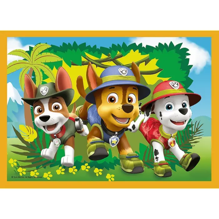 Trefl Сложувалка 4 во 1 Paw Patrol на одмор, 35, 48, 54 и 70 парчиња – слика 5