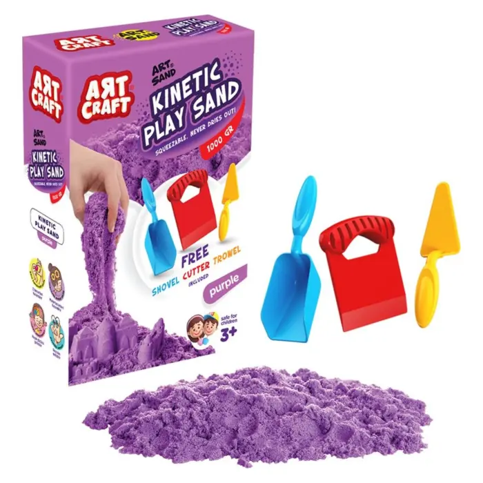 ART CRAFT Modeling sand, 1000 g, purple, 03694