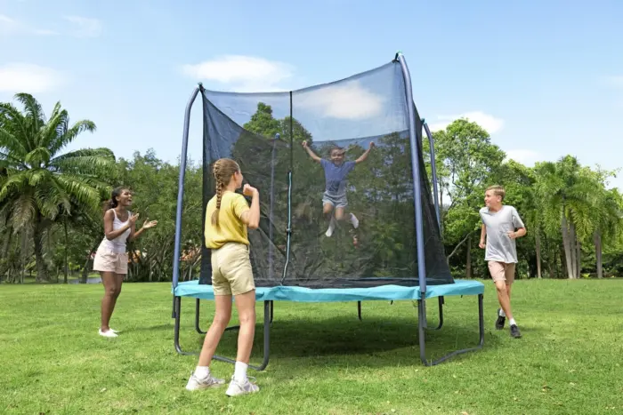 Bestway Trampolinë me rrjetë sigurie Xtreme Air, 305 x 255 cm