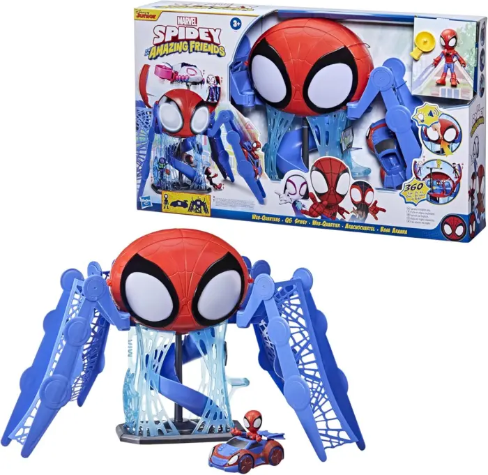 Spidey and His Amazing Friends – Marvel Web-Quarters сет со светла и звуци