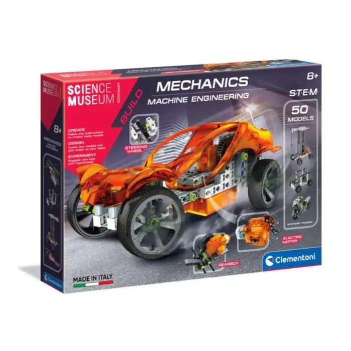 Clementoni Сет за механика Science Museum Machine Engineering, 50 модели – слика 2