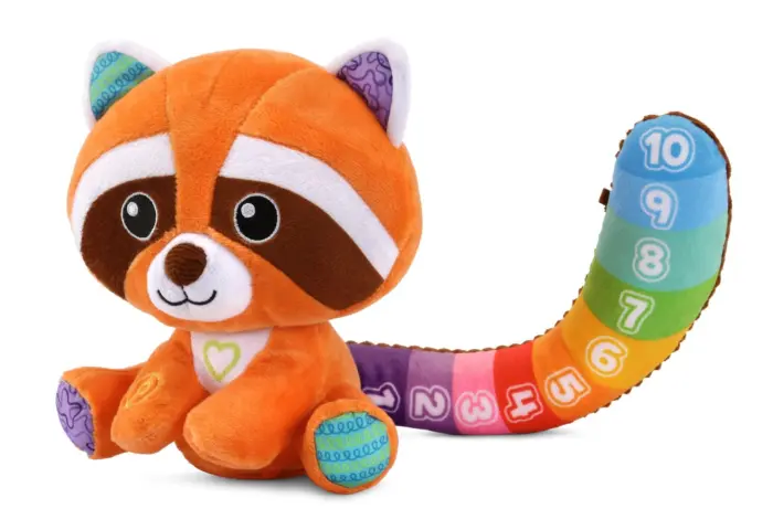 LeapFrog Panda e kuqe interaktive prej pelushi Colourful Counting