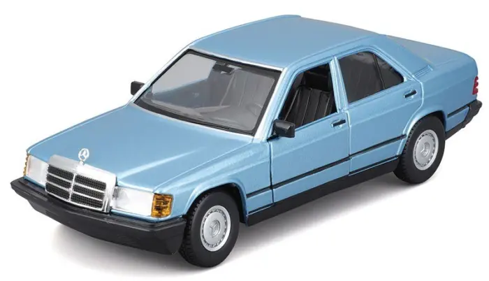 Bburago Mercedes-Benz 190E 1987 метален модел 1:24 – слика 2