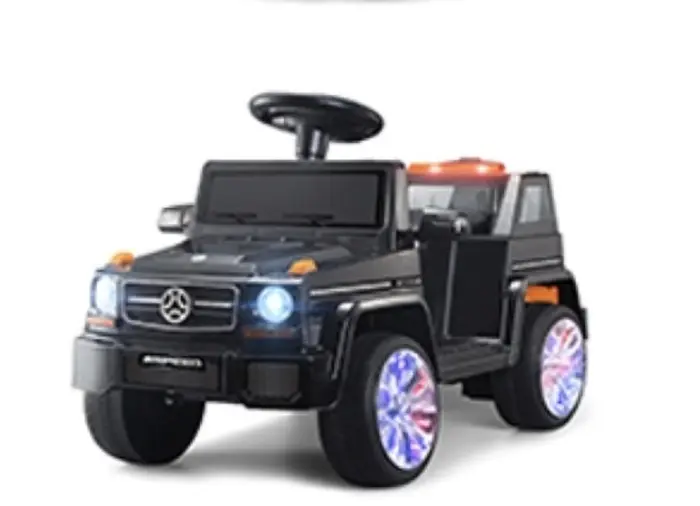 Детски џип Mercedes G-класа AMG со светла и музика, црн