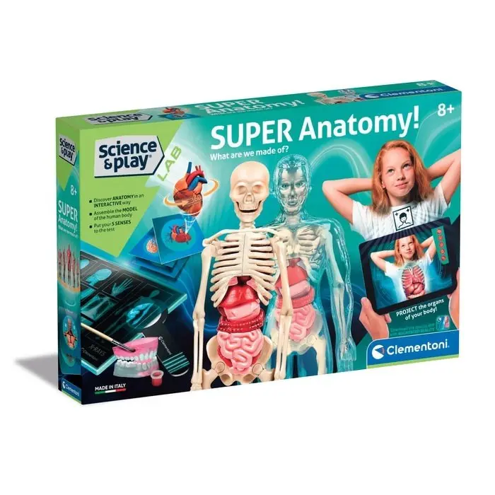 Clementoni Научен сет Science & Play Super Anatomy, модел на човечко тело – слика 2