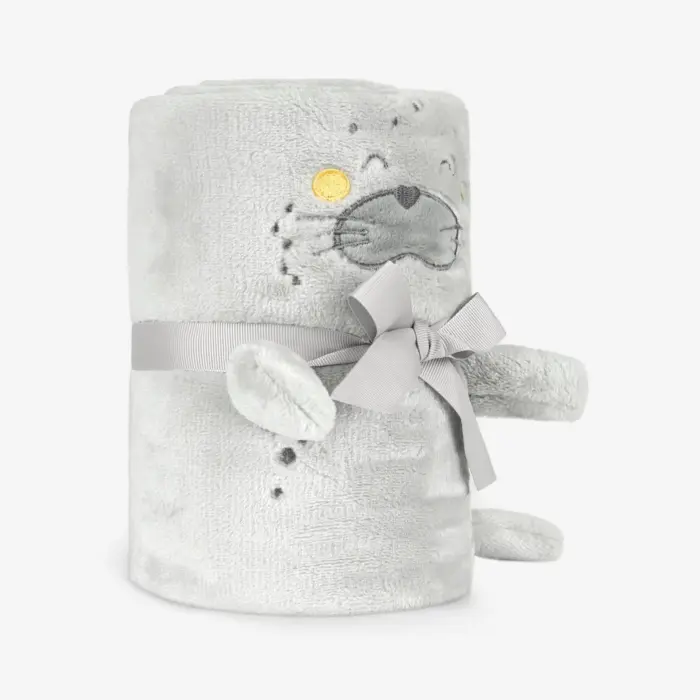 Kikka Boo Blanket with 3D toy Seally Me in a gift box, 75 x 100 cm