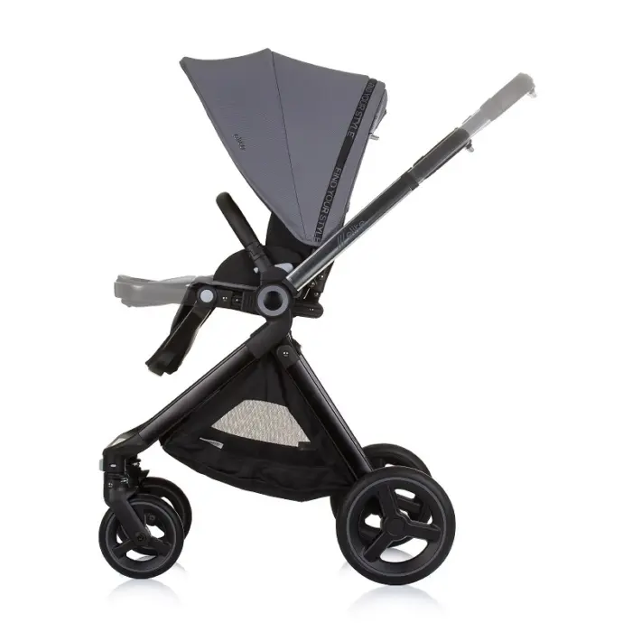 Karroca për bebe Chipolino Elite 3 në 1, Granite (gri)