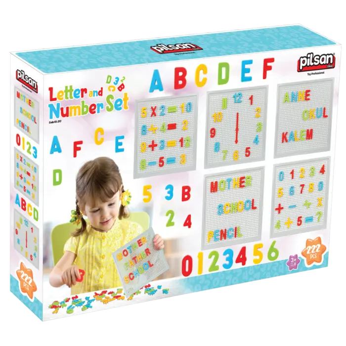 Block Set with Numbers/Letters