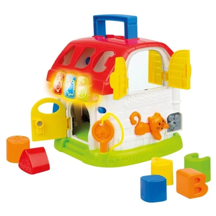 Winfun Интерактивна куќичка сортер Sort 'N Learn Activity House, 6 блокчиња
