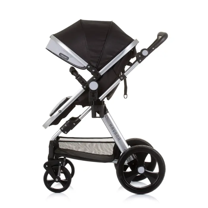 Baby Stroller Havana- Obsidian/Silver