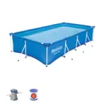 POOL WITH FILTER 400X211X81 CM
