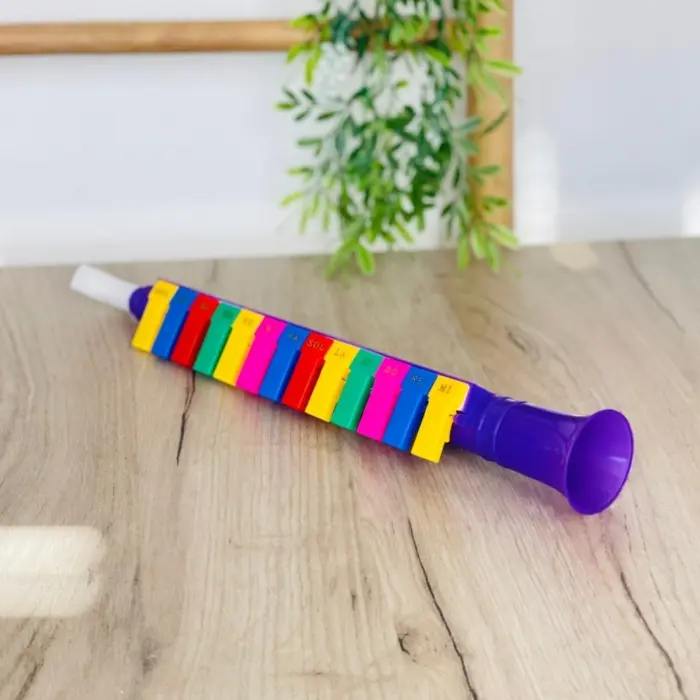 Kids' melodica with 13 notes and colorful keys, 41.5 cm – image 4