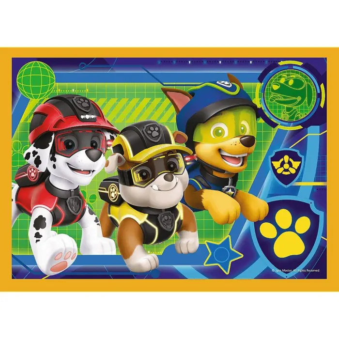 Trefl Сложувалка 4 во 1 Paw Patrol на одмор, 35, 48, 54 и 70 парчиња – слика 4