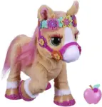 Cinnamon My Stylin’ Pony – ponei interaktiv prej pelushi me 80+ tinguj dhe 26 aksesorë