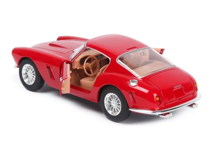 Bburago Ferrari 250 GT Berlinetta Passo Corto метален модел 1:24, црвен – слика 3