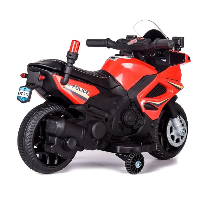 Motor me bateri Chipolino Patrol 6 V, i kuq, në stil policie