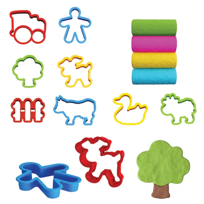MODELING CLAY SET FARM