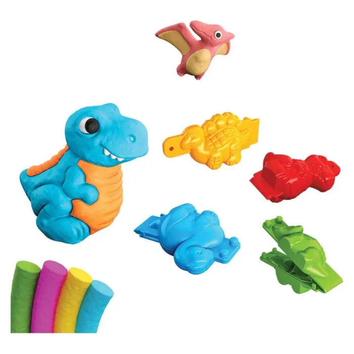 ART CRAFT Сет пластелин 3D диносауруси, 8 калапи, 200 g, 03549