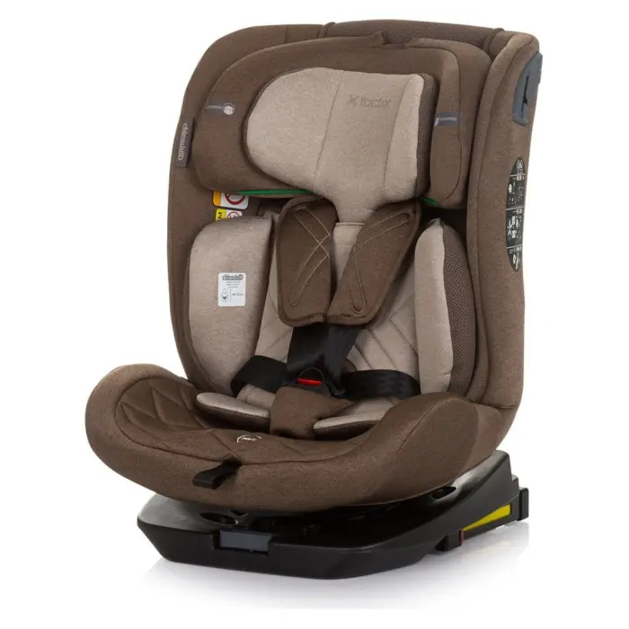 Karrige makine CHIPOLINO X-Factor 360° i-Size me ISOFIX, 40-150 cm, makadamia, STKXF0244MA