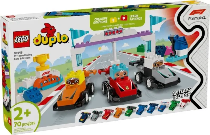 LEGO® DUPLO® F1 тимски тркачки болиди и возачи (10445) – слика 2