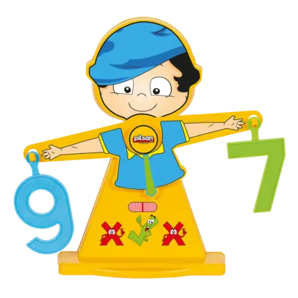 Educational Scale with numbers