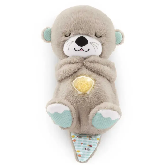 Fisher Price Плишана смирувачка видра Soothe 'n Snuggle, сива