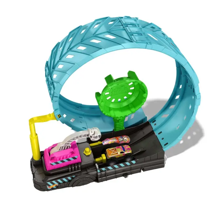Hot Wheels Monster Trucks Pistë Epic Loop Challenge që shkëlqen në errësirë – foto 2