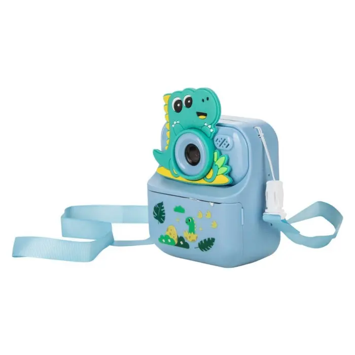 Free2Play Kiddigit Aparat fotografik për fëmijë me printer dhe kamerë të dyfishtë, dinosaur – foto 2