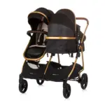 Baby Stroller Duo Smart- Obsidian/Leaves