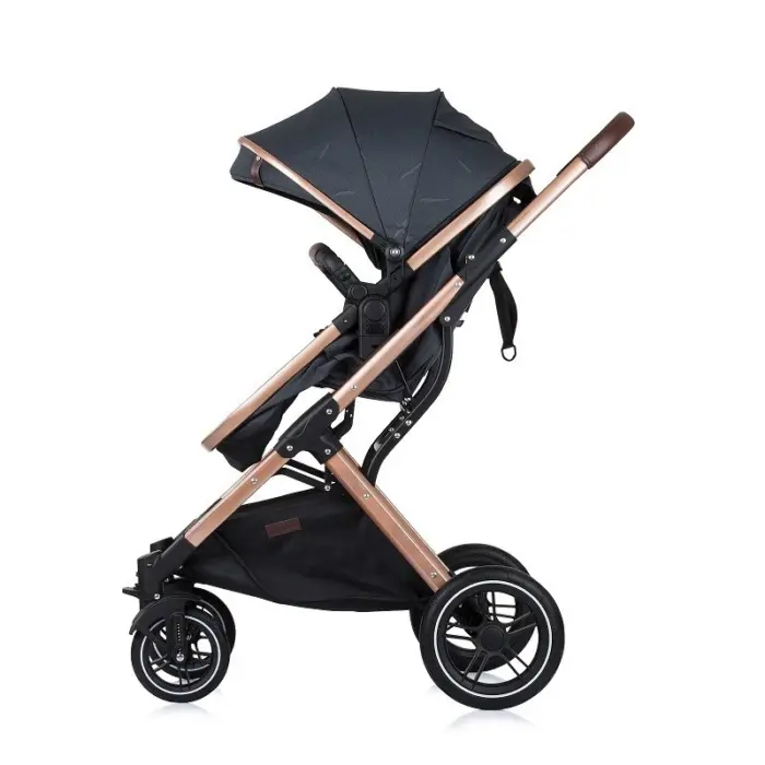 Karrocë kombinuese CHIPOLINO Zara 2 në 1, deri në 22 kg, antracit, KKZAT02201AN