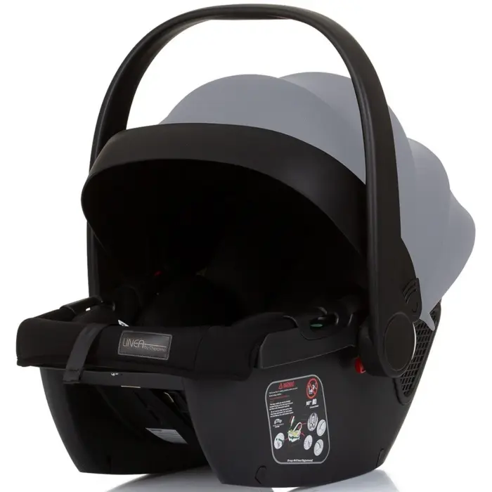 Chipolino Linea 3-in-1 baby stroller, Ash (grey)