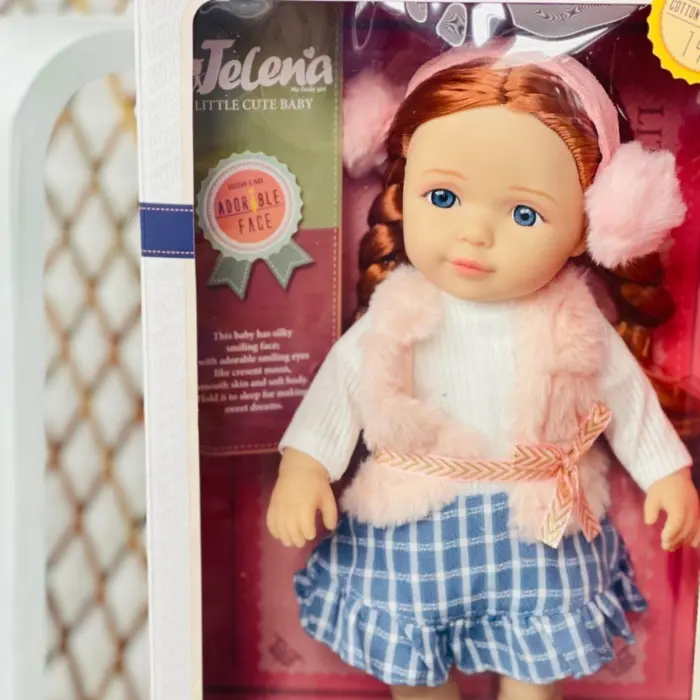 Kukull Jelena My Beloved Doll me gërsheta dhe fund me kuadrate, 36 cm – foto 2