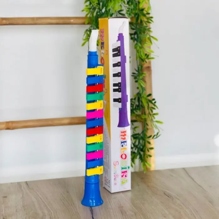 Kids' melodica with 13 notes and colorful keys, 41.5 cm – image 6