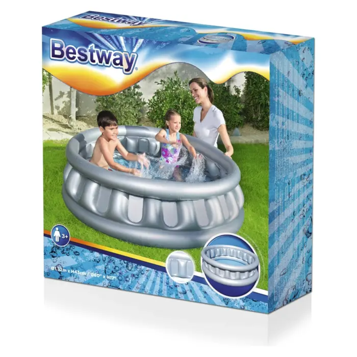 Bestway Pishinë e fryrë për fëmijë Space Ship, Ø152 x 43 cm