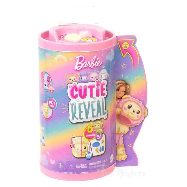 Barbie Cutie Reveal doll with mystery outfit
