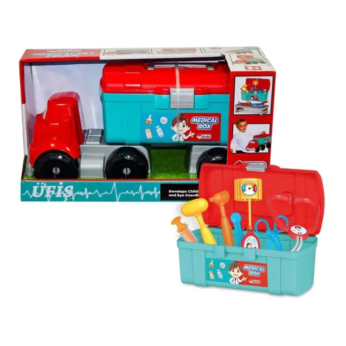Kamion me set doktori Dede Medical Box, 12 pjesë