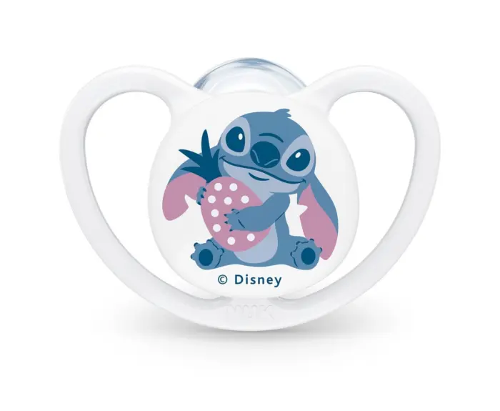 NUK Çucël silikoni Perfect Match Air Disney Stitch, 0–6 muaj, 2 copë – foto 3